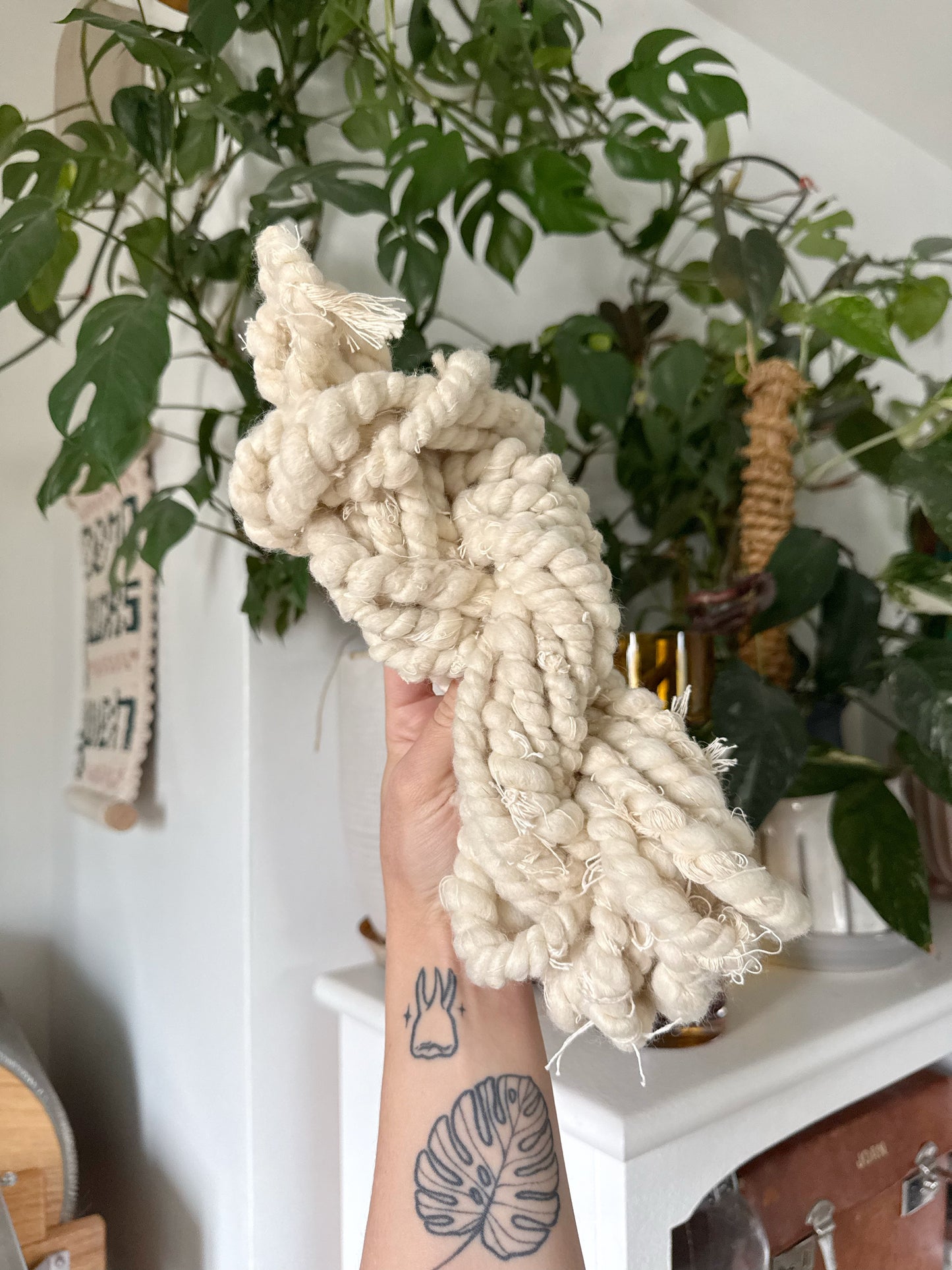 Neutral Jumbo 2-Ply Scrap Handspun