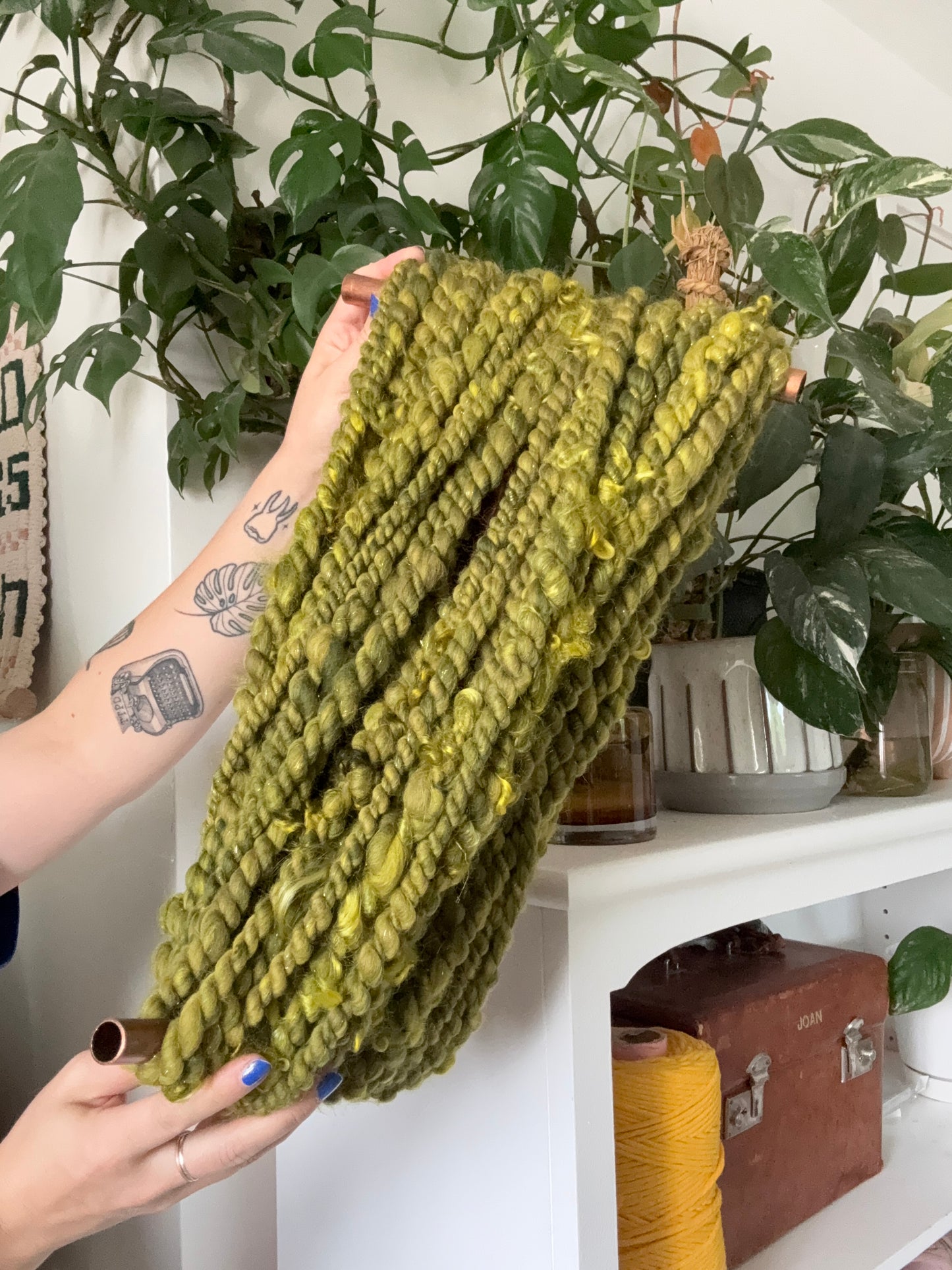 Mossy Wood Jumbo 2-Ply Handspun
