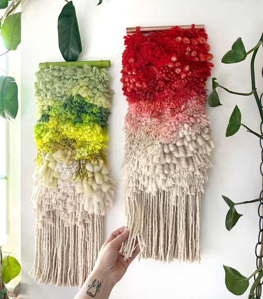Medium Vibrant Shaggy Tapestries
