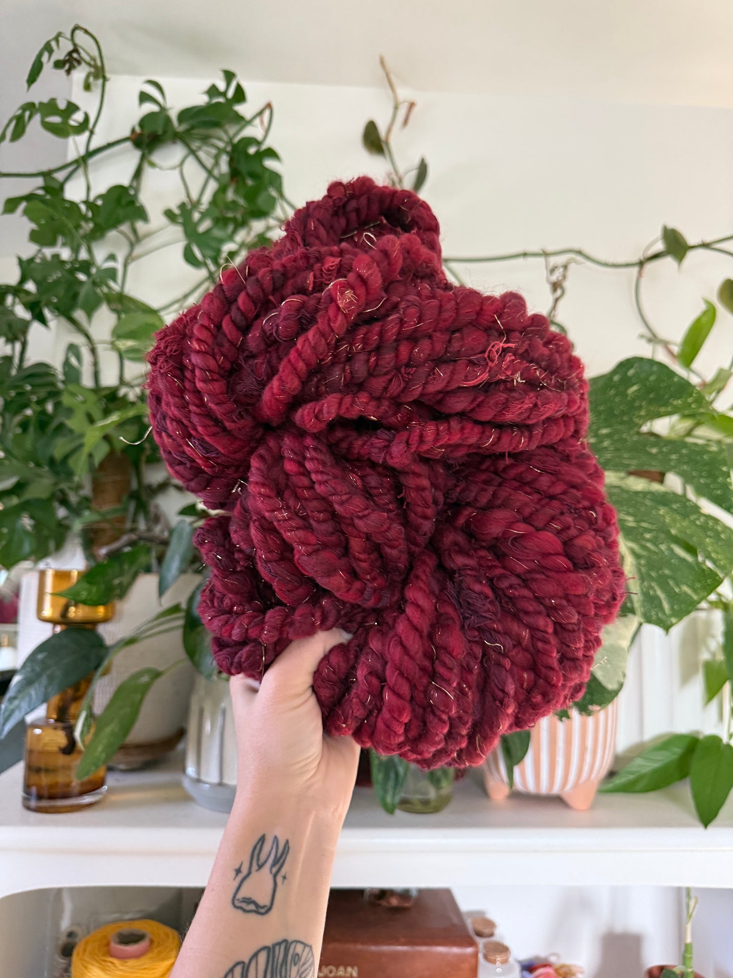 Careful I Bite Jumbo 2-Ply Handspun