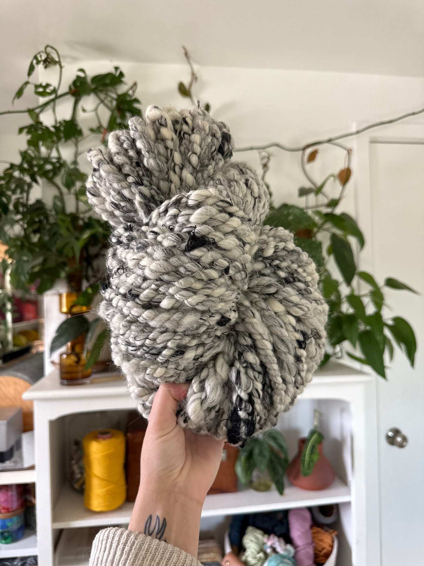 Through the Cracks Jumbo 2-Ply Handspun