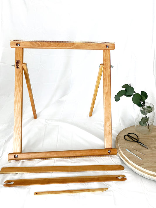 Large Weaving Frame Loom with Stand